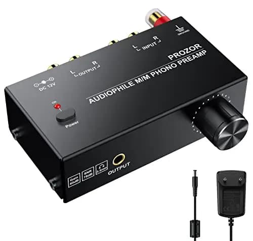 PROZOR PRR019 MM-Phono-Vorverstärker mit Lautstärkeregelung