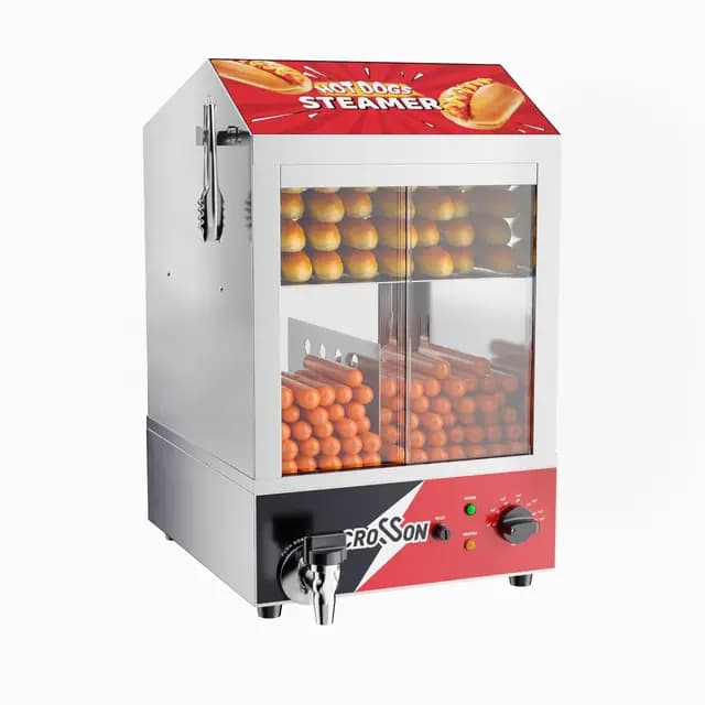 Crosson Hot Dog Dampfgarer 2-stöckig 42L HDS-42L-01
