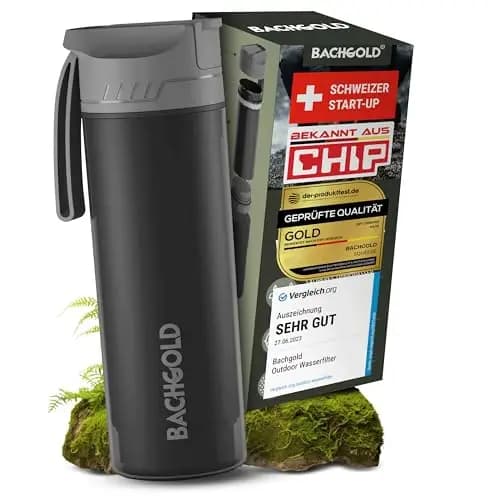 Bachgold Profi Outdoor Wasserfilter Flasche