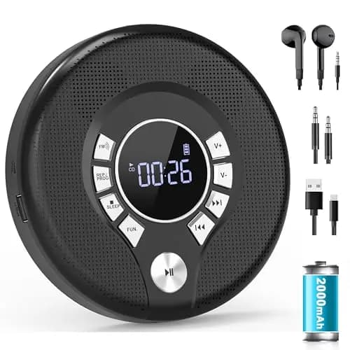 Greadio CD37 Tragbarer CD-Player