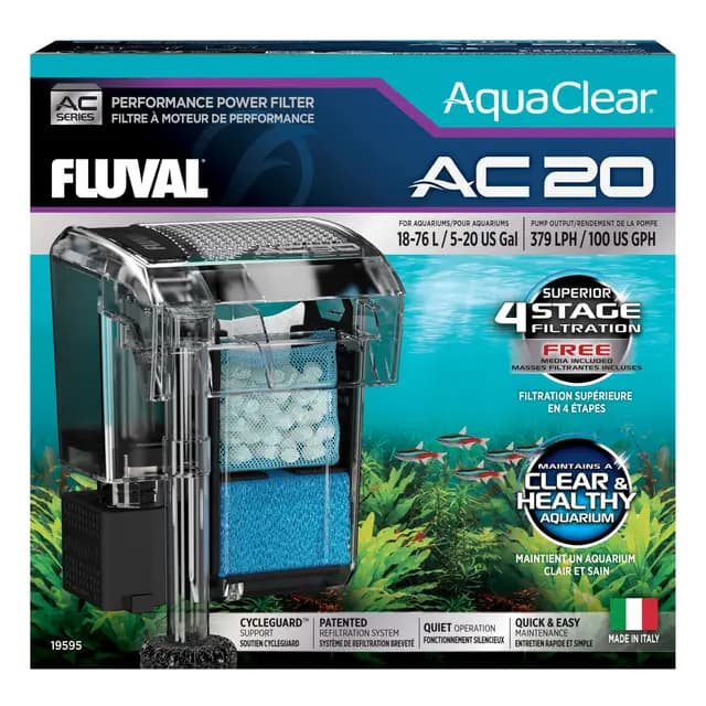 Fluval AquaClear AC20 Hochleistungsfilter