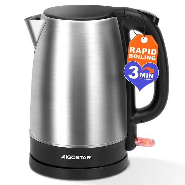 Aigostar 1,7L Edelstahl Wasserkocher