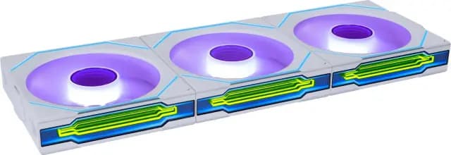 Lian Li Uni Fan SL-Infinity SL-INF120 ARGB Wireless Reverse Blade, weiß, LED-Steuerung, 120mm, 3er-Pack