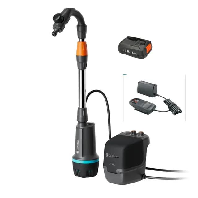 Gardena 2600 Akku-Regenfasspumpe – Bild 1