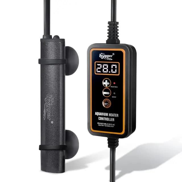 hygger Mini Aquarium Heizstab 25W mit Digitalanzeige