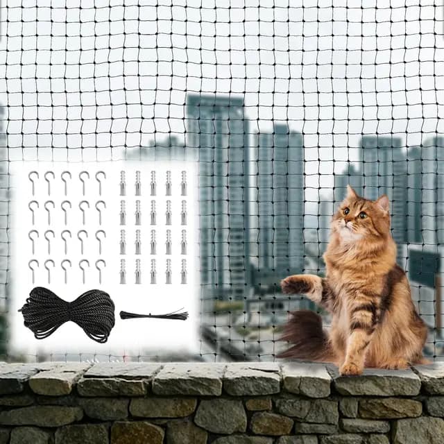 Kvaznix YTMW-3X8 Katzenschutznetz