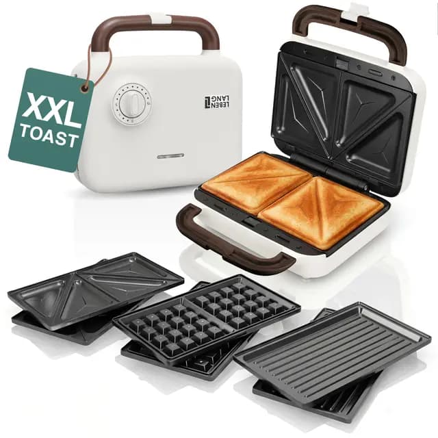 LEBENLANG 3-in-1 Sandwichmaker