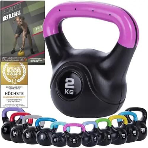 Body & Mind Kettlebell 2kg – Bild 1