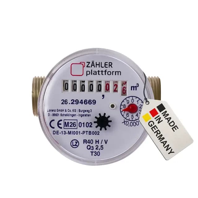 ZÄHLER plattform Qn 1,5 Wasserzähler