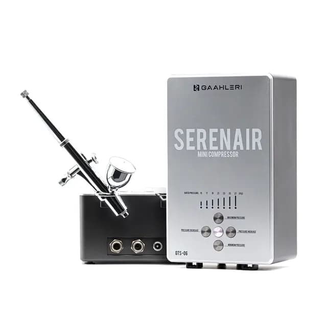 Gaahleri Airbrush-Set, Ambition Serie GTS-06, Airbrush & Luftkompressor mit Luftkontrolle
