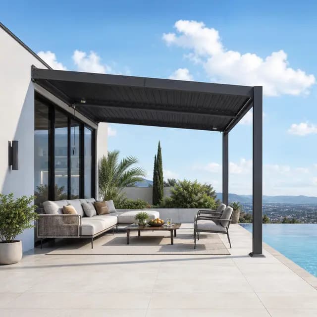 PURPLE LEAF Aluminium Pergola Terrassendach