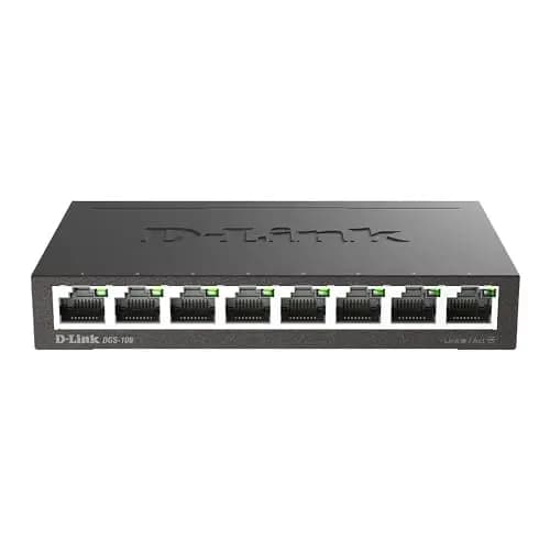 D-Link DGS-108 8-Port Gigabit Switch