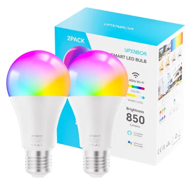UPXNBOR E27 WLAN LED Lampe