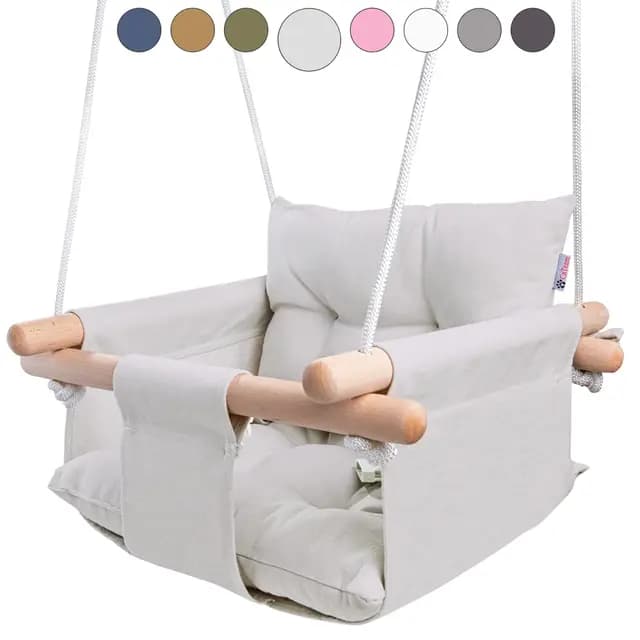 Cateam Holz Babyschaukel
