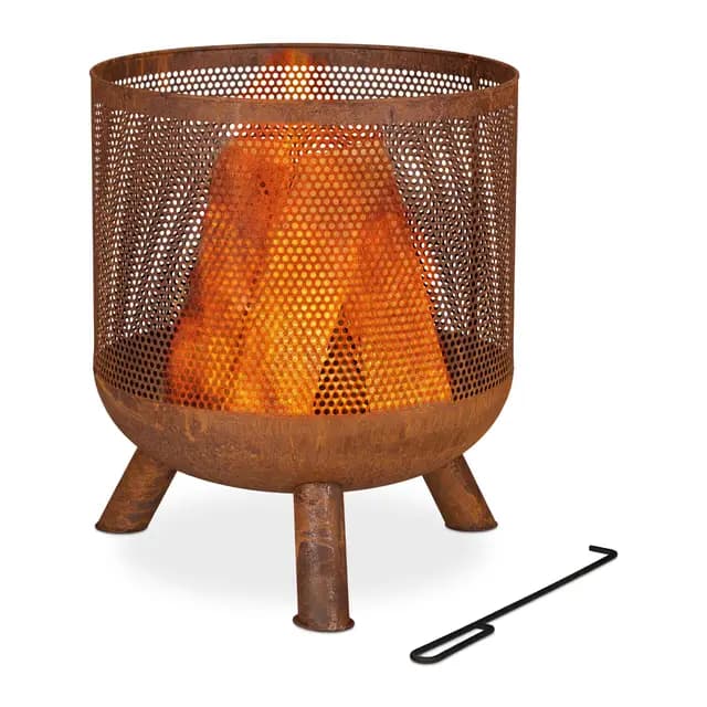 Relaxdays Mesh Feuerkorb – Bild 1
