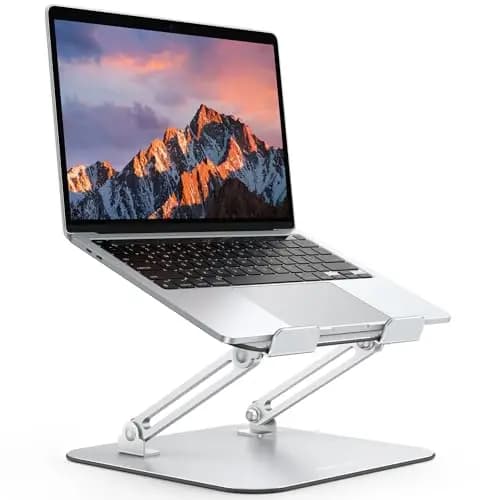 OMOTON LA11 Laptop Ständer höhenverstellbar faltbar Silber – Bild 1