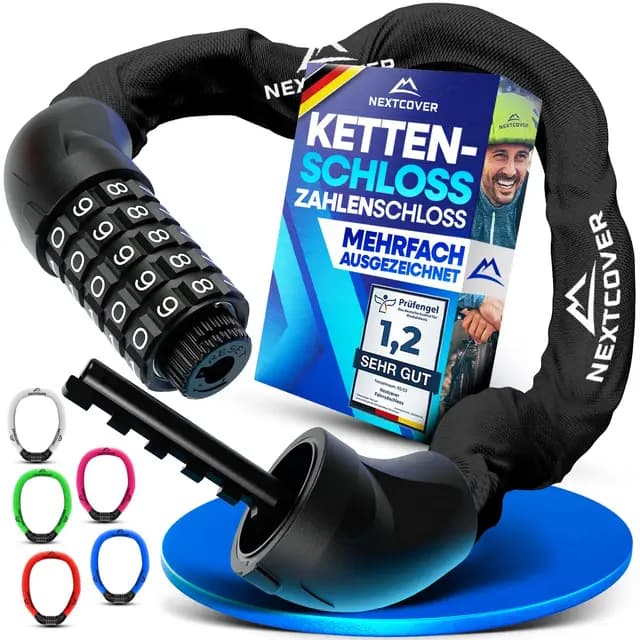 Nextcover LockOne Kettenschloss mit Zahlencode