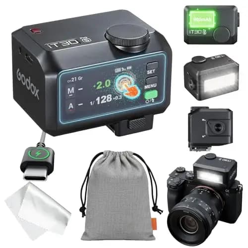 GODOX IT30PRO S Kamera Blitz, IT30 PRO S Mini Blitzgeräte, TTL HSS 1/8000s Flash, Kompatibel mit Sony Alpha A9 III a7III a7CII a7IV a7C a7RV a7 a7SIII a6700 a6400 a6600 ZV-E10 II ZV1 a6100