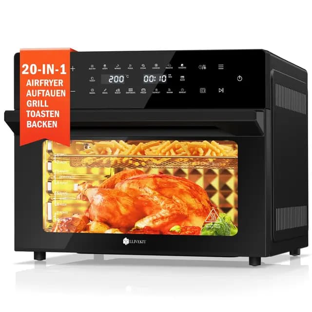 LLIVEKIT 30L Heißluftfritteuse