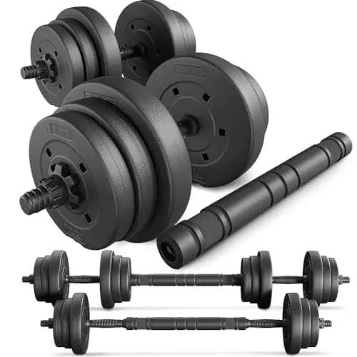TREX SPORT Einstellbares Hantelset