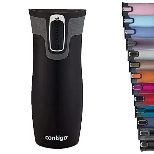 Contigo West Loop Autoseal Thermobecher 470 ml Schwarz