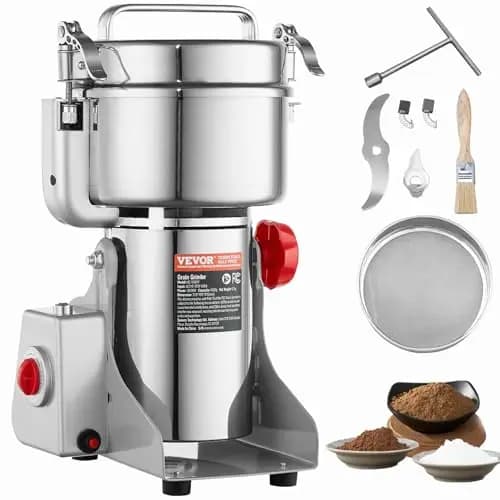VEVOR HC-1000Y Elektrische Getreidemühle 1 kg 3000 W
