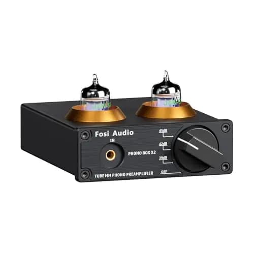 Fosi Audio Box X2 Phono-Vorverstärker MM Röhre