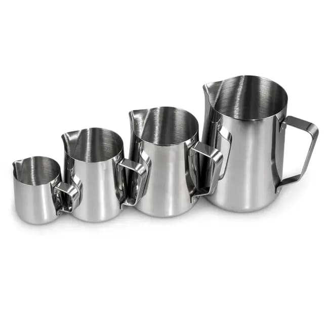 Ganzoo Edelstahl Milchkännchen Set