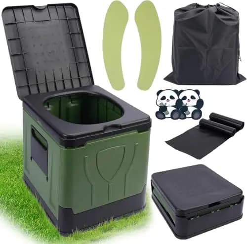 TOSUTO Faltbare Campingtoilette