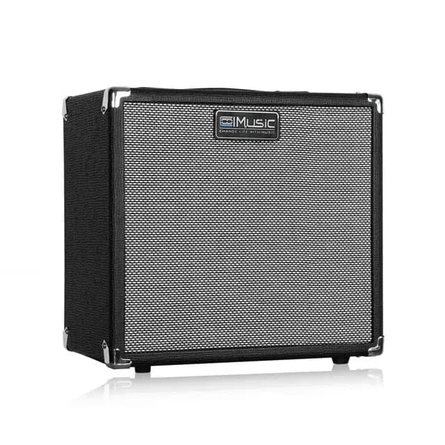 TS-112 Bass-Gitarrenverstärker 30 W E-Bass-Kombi-Verstärker mit integriertem Reinigungs- und Verzerrungs-Overdrive-Dual-Ton-Schaltübungen