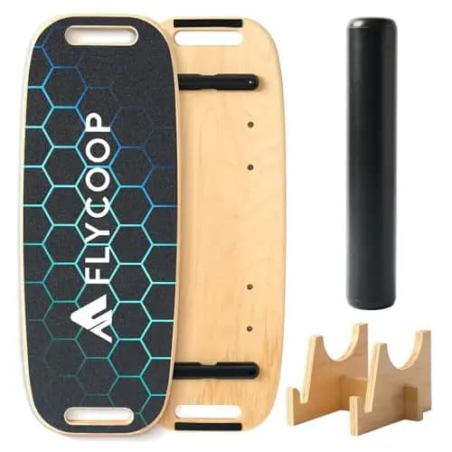 Flycoop Balance Board mit Rolle und Ständer