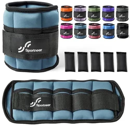 Sportneer Verstellbare Gewichtsmanschetten Neopren 4,5 kg/Paar