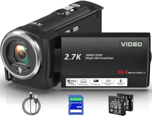 Delmodes 2.7K Camcorder