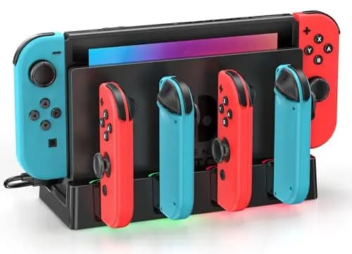 Rysker Joycon Ladestation für Nintendo Switch