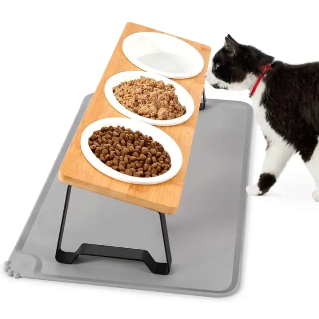 Lannvan Erhöhte Katzennapf Set