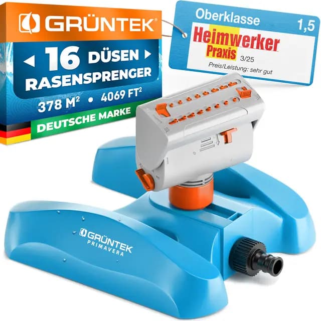 GRÜNTEK Oszillationssprinkler Bewässerungssystem