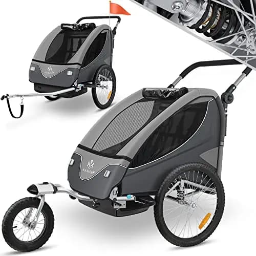 KESSER 360° Kinderfahrradanhänger