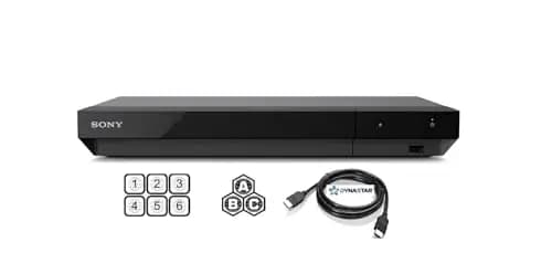 Dynastar Sony UBP-X700 4K UHD Blu-ray Player Regionen-frei Bundle
