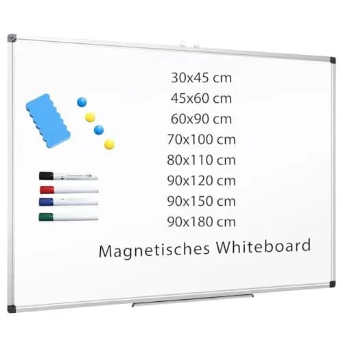 XIWODE 90x60cm Whiteboard