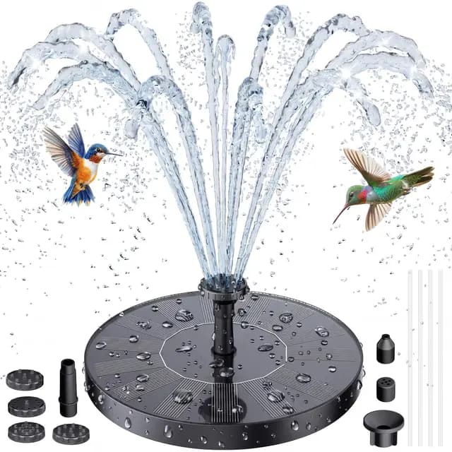 AISITIN Solarbrunnen für Garten – Bild 1