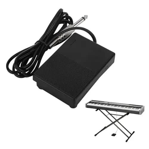 Universelles Sustainpedal, Pedale für Digitalpiano, Universal-Pedal für Tastaturen, Zubehör für Digitalpianos, elektronische Tastaturen und mehr