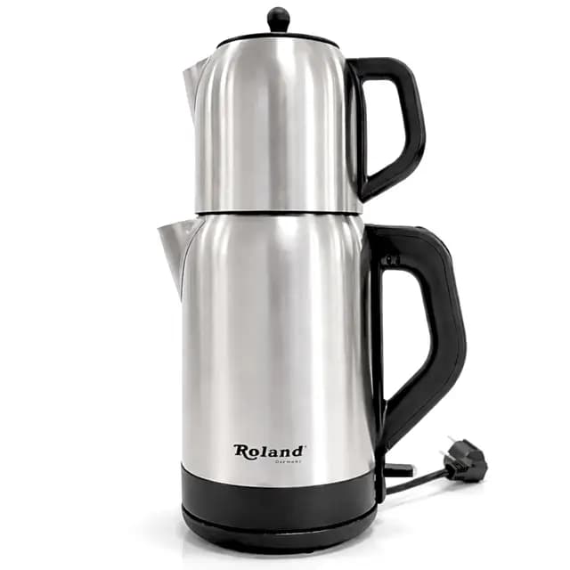 Teemaschine Edelstahl 2200W – Teekocher mit Teekanne, 360° Basis, Warmhalten & Kochmodus, Edelstahl-Filter, Sicherheitsabschaltung Indoor Outdoor Camping Wandern, Spülmaschinenfest