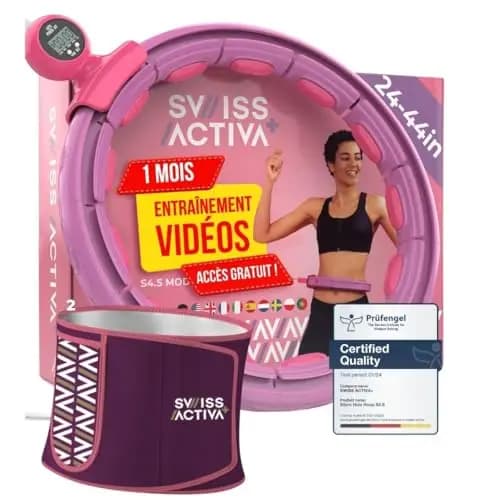 Swiss Activa+ Hula-Hoop-Reifen mit Taillentrainer