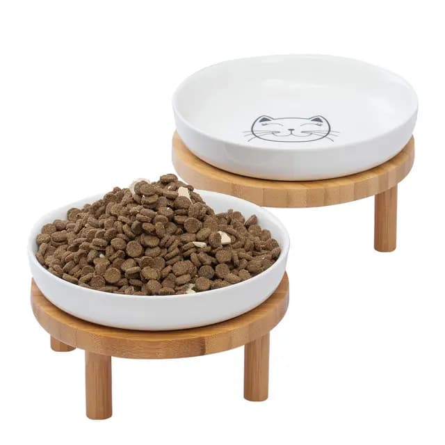 Lusifaco Erhöhter Katzennapf Set