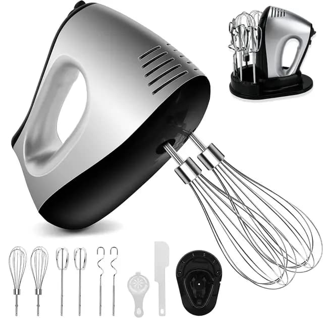 NWOUIIAY 500W Handmixer mit Turbinenfunktion