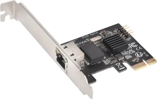 SilverStone ECL01 2.5G PCIe Netzwerkkarte LAN-Adapter