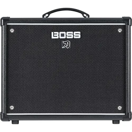 BOSS Katana-50 Gen 3 Gitarrenverstärker, Kompakter 50 Watt Combo-Verstärker, 12‘‘-Custom-Lautsprecher, Weiterentwickelter Tube-Logic-Sound, 12 Verstärkercharakter, Integrierte Effekte
