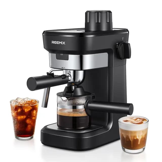 Reemix Edelstahl Espressomaschine