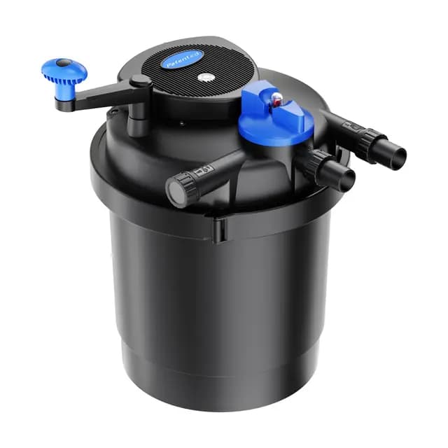 SunSun CPF-2500 Druckteichfilter 6000 l/h / 11 W UVC Einheit, Teichdruckfilter für Teiche bis 6000 Liter, Teichklärer, Filteranlage – Bild 1