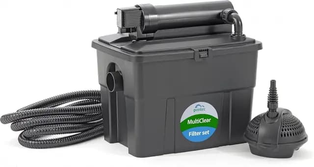 Pontec MultiClear Set 5000 Teichfilter, Schwarz – Bild 1